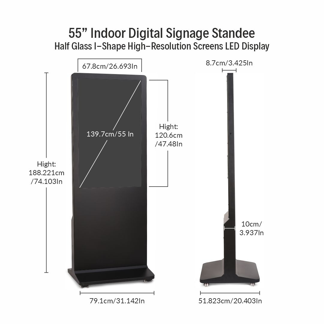 I SHAPE DIGITAL DISPLAY STANDEE